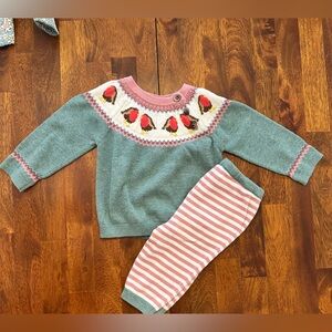 Baby Boden Spring Bird Knit Play Set